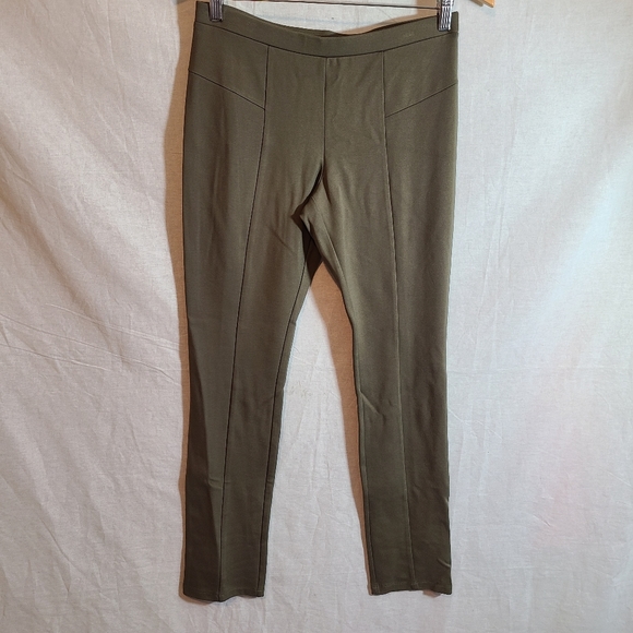 NIC+ZOE Pants - Nic+Zoe Green Pull Up Ponte Leggings Pants